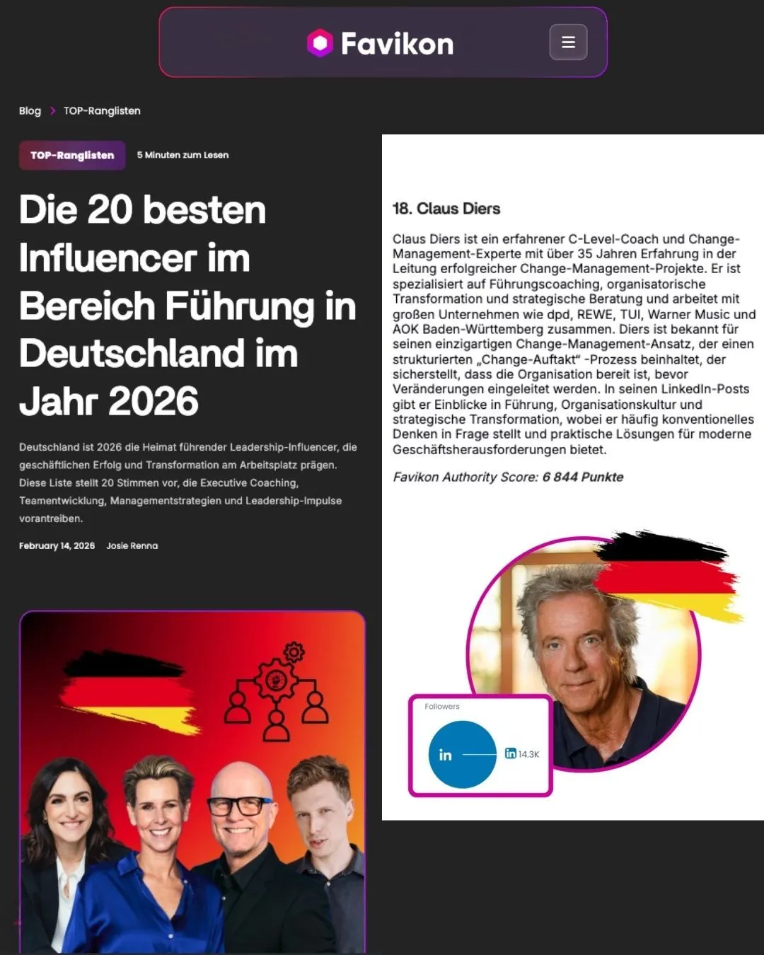 Top 20 Leadership Influencer